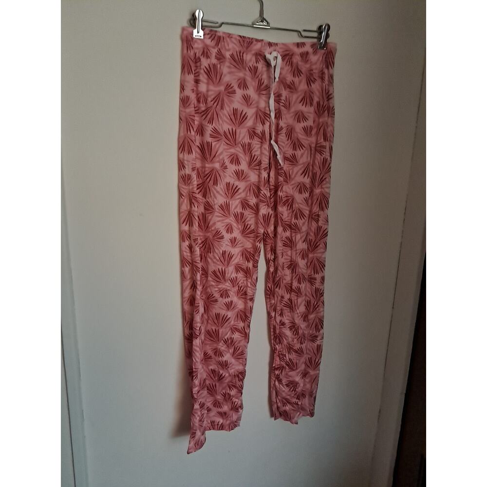 Hello Mello Lounge Pants Under The Palms Pink Size S/M 4-8